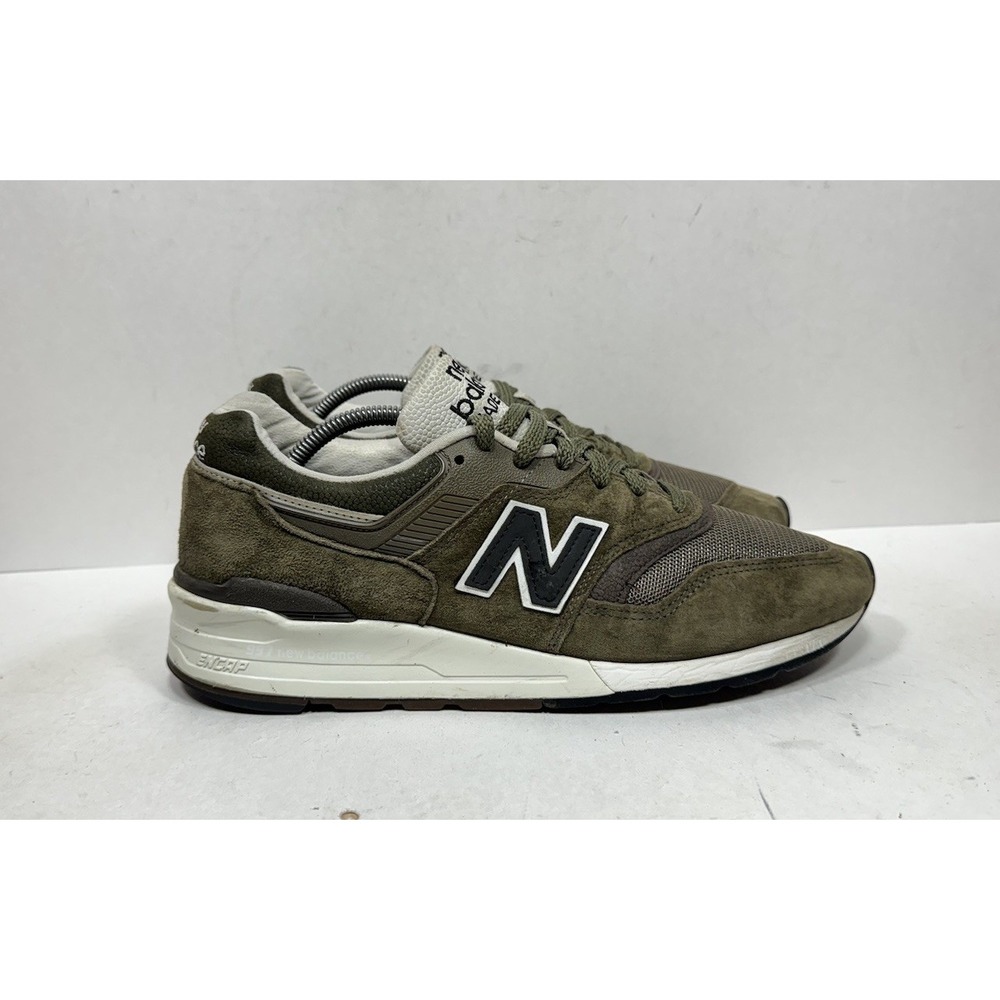 New Balance 997 x J.Crew Army Green Sneakers Men's Size 10.5 M997JC4